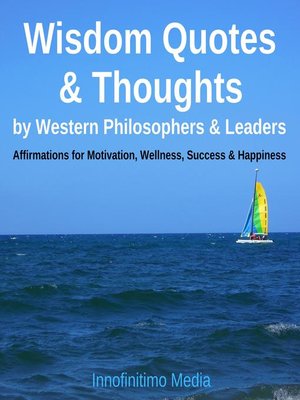 cover image of Wisdom Quotes & Thoughts by Western Philosophers & Leaders
